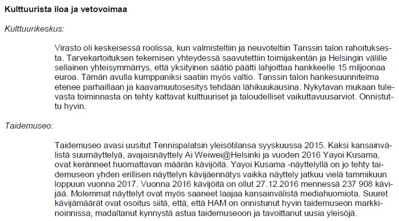 HELSINGIN KAUPUNKI ARVIOINTIMUISTIO 29(46) Kuvio 11.