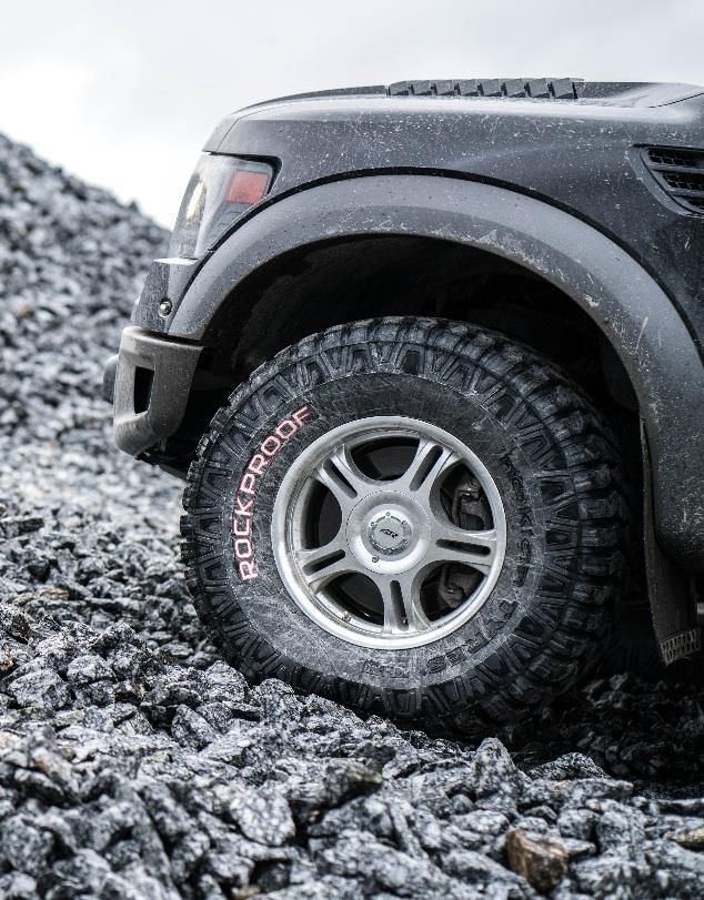 Henkilöautonrenkaat uudet tuotteet Nokian Rockproof äärimmäistä kestävyyttä Uusi vahva erikoisrengas vaativalle ammattilaiselle Tarjoaa