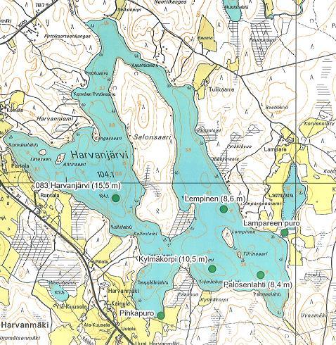 Harvanjärven kunnostus, osallistujat Ylä-Savon SOTE kuntayhtymä Sonkajärven kunta Kunnan tekninen toimi Pohjois-Savon ELY-keskus, kalatalous Pohjois-Savon