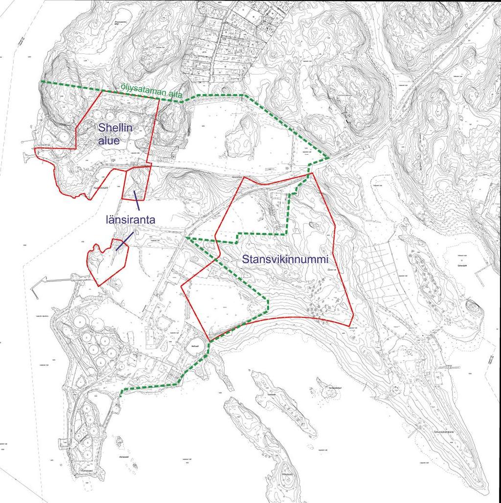 Kruunvuorenrannan luontoselvityksen täydennys puolelta. Ympäristösuunnittelu Environ vuonna 2005 tekemä luontoselvitys käsitti Stansvikinnummesta vain eteläisimmän merenrantaan rajoittuvan osan.