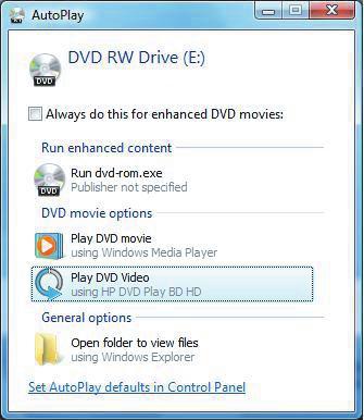 HUOMAUTUS: DVD Play -ohjelman säätimiä käytetään hiiren avulla.