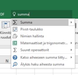 Ja kun yhdistät tuplaklikkaukseen VAIHTO-näppäimen, saat aikaan aluevalinnan. b. Kysyvä ei tieltä eksy! i. Uuden 2016 -Office-version valintanauhaan on lisätty kiva kysymyslaatikko.