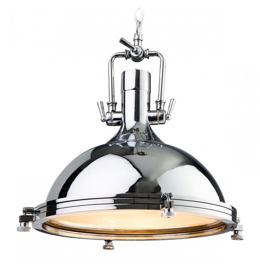 ROSELL 10556-15 Pendant Lamp, metal / aluminium Color : chrome /