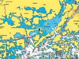 KARTAT GOLD-44XG GOLD-44XG+ 265 Paperikarttojen ulkonäkö Erinomainen selkeys IC -teknologian ansiosta Xplain -teknologian ansiosta erittäin yksityiskohtaista tietoa 8Gb kortilla