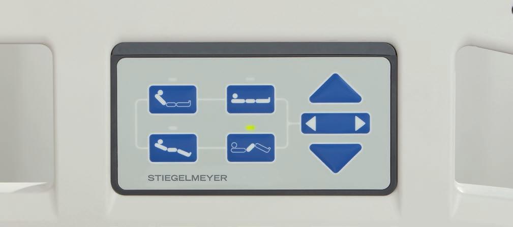Protega-sivulaitoihin. Tyylikkään ohuet ohjauspaneelit sijaitsevat sivulaitojen molemmin puolin.