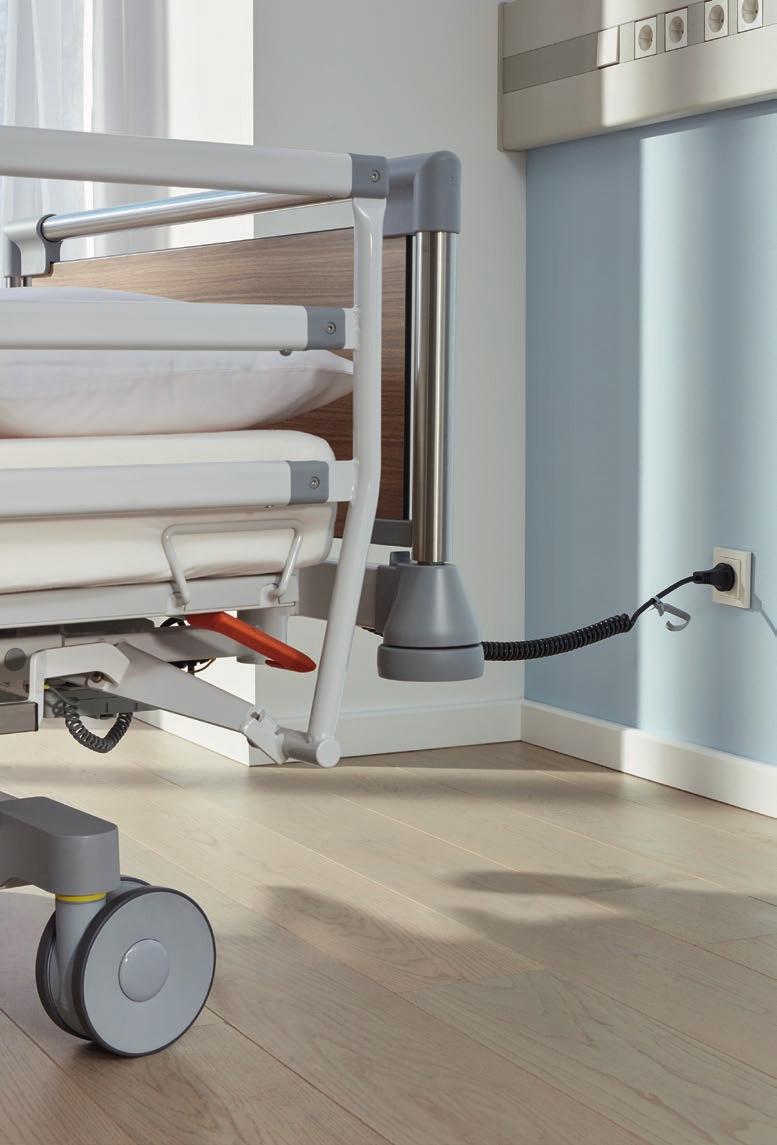 Out-of-Bed järjestelmässä sensori makuutason selkäosassa havainnoi esimerkiksi kaatumisalttiin potilaan poistumisen sängystä ja ilmoittaa siitä hoitajille sisäisen järjestelmän avulla, valitun