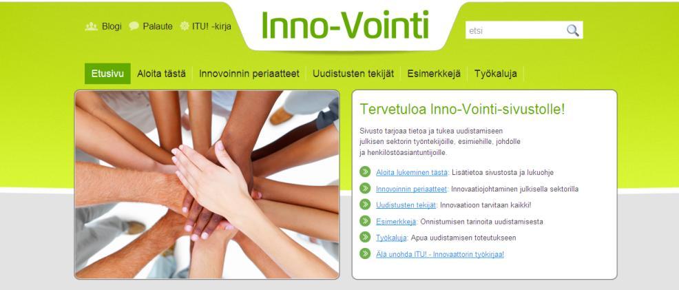 Tutkimuksen tulokset käyttöön www.inno-vointi.