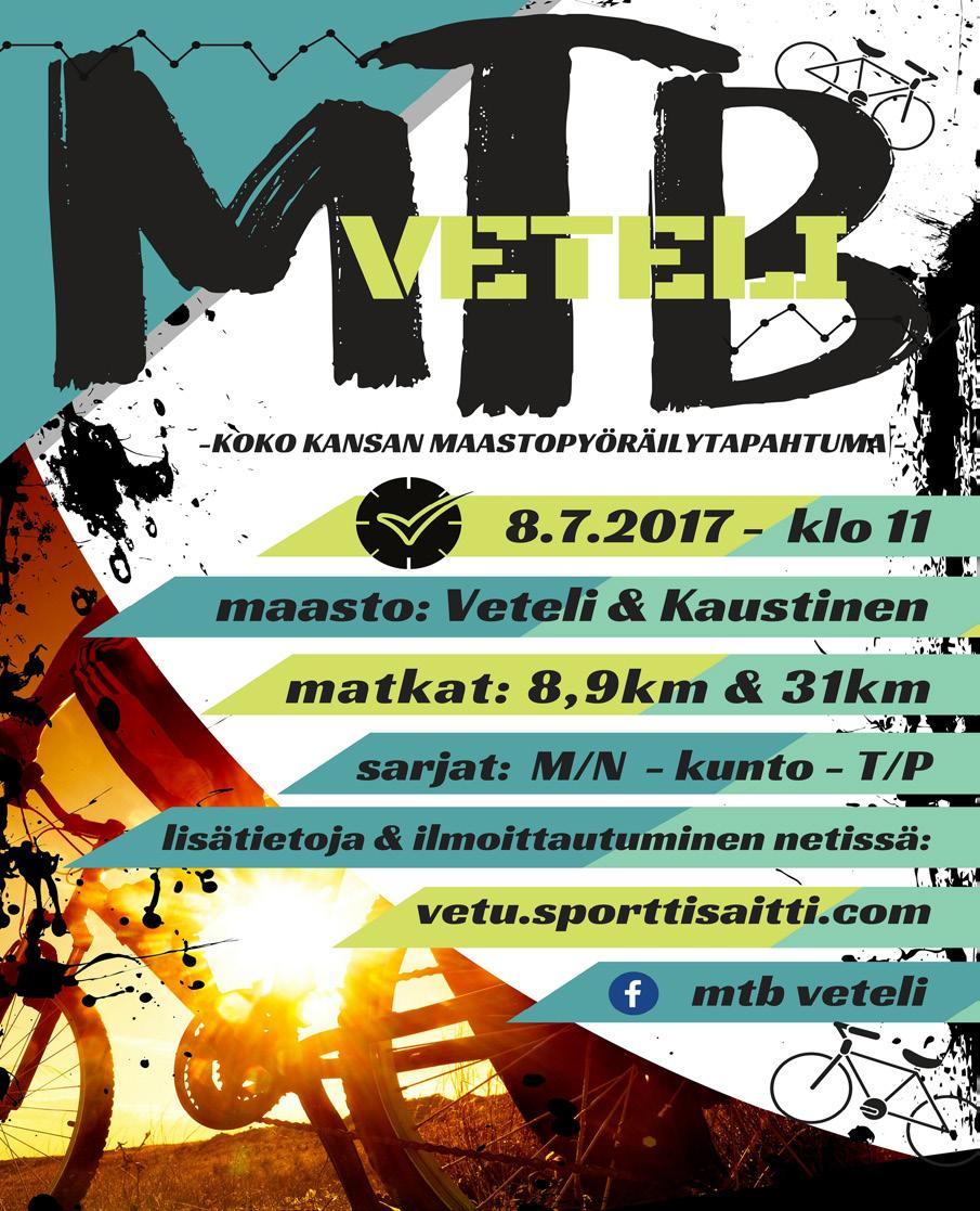 Tuu skabaan mukaan! AR V O TAAN Vetelin Pihakirppis- TAULUTELEVISIO race la17.6.2016 Lisätiedot: https://fi-fi.facebook. com/vetelinkirppisrace tai lasiperhonen@hotmail.