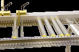 PVC-rullien hyötyleveydet 240 mm sekä 390 mm. Teräsrullien hyötyleveys 390 mm.