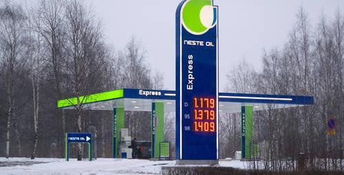 Neste Express automaattiasemat; 166 kpl Sijaitsevat taajamissa Yleensä kevyelle kalustolle