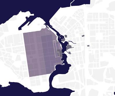 Ruutukaava-alue laajeni länteen nykyiseen Kortelahdenkatuun asti. Kyttälä lähti rakentumaan 1850-luvulta alkaen ilman asemakaavaa.