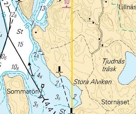8 m Kartat-Korten-Charts 1) 60 13.390 N 20 05.