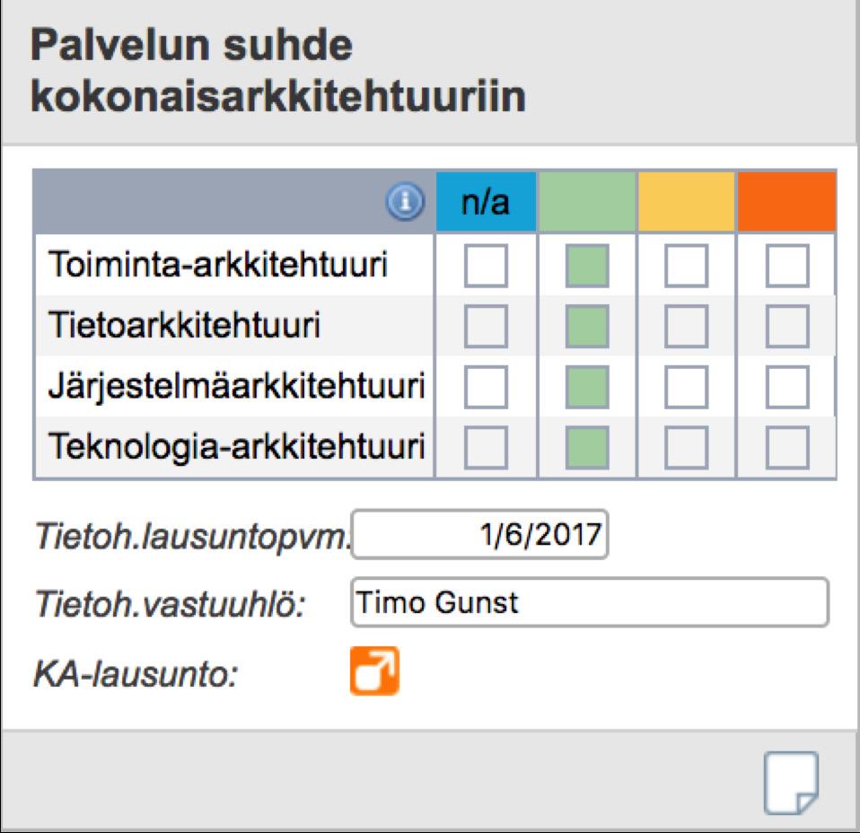 Kustannuslaskelma Kustannuslaskelmassa / kustannusarviossa seurataan palvelun euromääräistä kustannusten kehittymistä vuosittain (kuva 14).