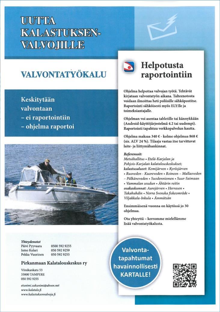 kalatalouskeskus Vantaan kaupunki Vantaanjoen ja Helsingin seudun vesiensuojeluyhdistys kalastusalueet: