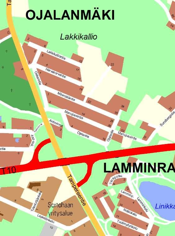 Ojalanmäki Viihtyisää omakotitaloasumista luonnonhelmassa. Alueella on erilliset rakentamistapaohjeet http://www.