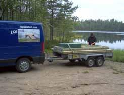 Meiltä voit myös vuokrata kärryt kuljetukseen.