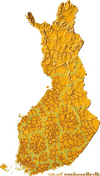 Mehiläispesien riittävyys maakunnittain suhteessa rypsin/rapsin