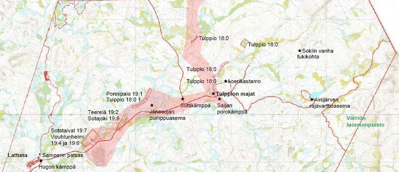 ovat tärkeä virkistys- ja matkailupalvelujen tuottaja reittien solmukohdassa. Kokonaisuuteen sisältyy myös yksityisomistuksessa olevat tilat, joille on rakennettu.