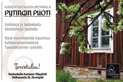 klo 12 Kirkkovene-tapahtuma Onnelassa Tuusulanjärvi on yksi Suomen 100 luontohelmeä -kohteista.