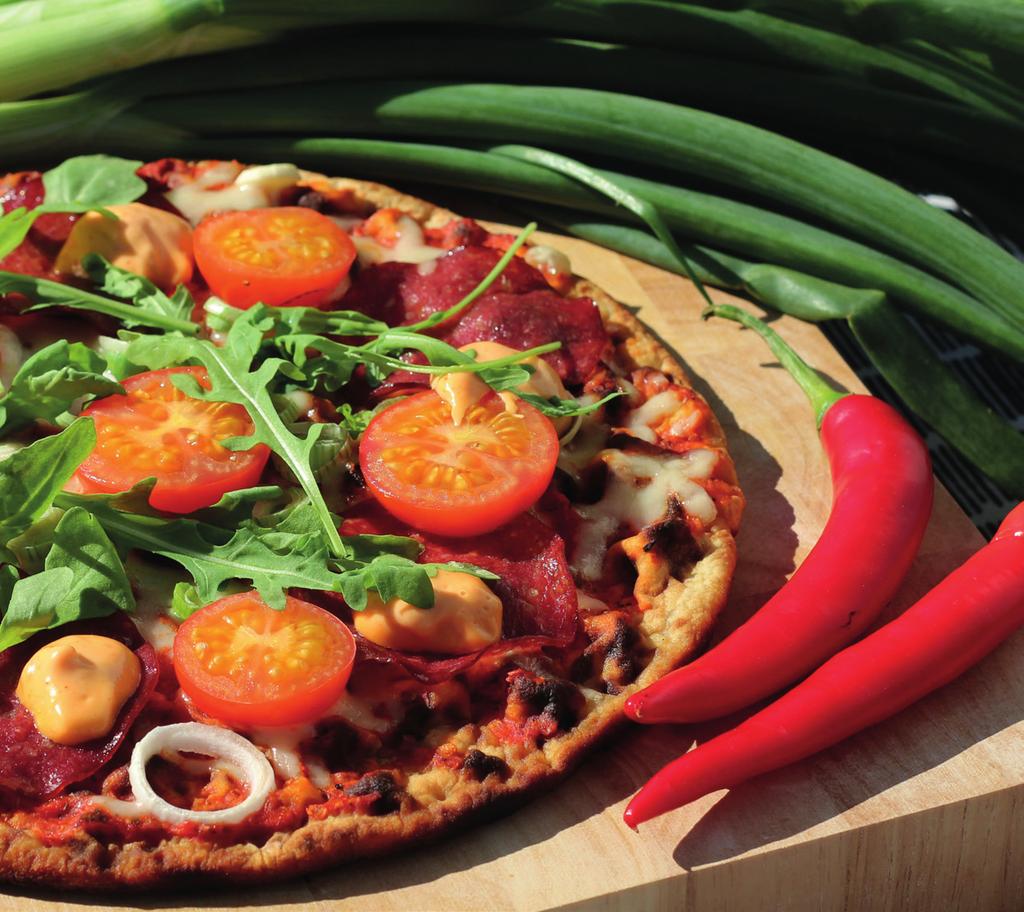 Rieskapizza www.kasvishovi.fi Tämän vuoden ehdoton hittiresepti on Rieskapizza lähialueen tuotteista. Oululaiset tietävät, että majoneesi kuuluu pizzaan.