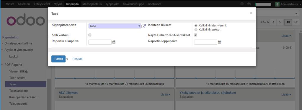 2 Tase Taseessa näytetään yrityksen vastaavat (=omaisuus, käteis- ja pankkivarat, saatavat) ja vastattavat (omat pääomasijoitukset, vieraat pääomat ja velat, edellisten vuosien tulot) annetulla