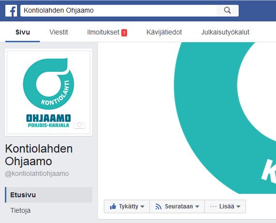 Ohjaamot facebookissa Löydät eri alueiden omien