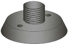 16 7. ASENNUS Ankkuri voidaan kiinnittää muottiin siihen tarkoitetuilla apuvälineillä jotka samalla estävät betonin ja lian pääsyn kierrehylsyyn.
