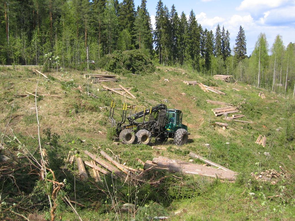 Tukki- ja kuitupuun hakkuumahdollisuudet sekä sivutuotteena korjattavissa oleva energiapuu 2007 2036 Tietolähde: