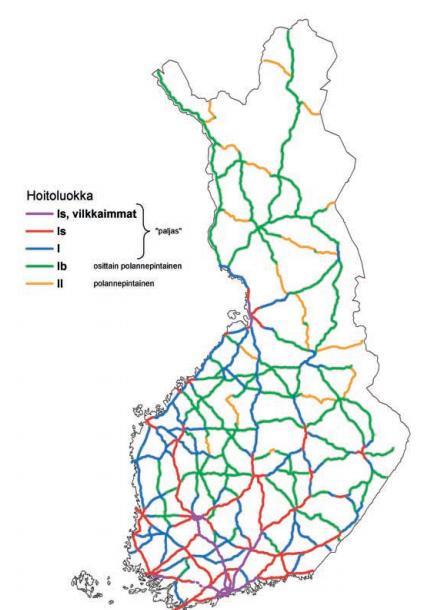 3 TALVIKUNNOSSAPIDON OHJEET 3.1 Elinkeino-, liikenne ja ympäristökeskuksen kunnossapidon ohjeet Liikennevirasto ja ELY-keskukset huolehtivat Suomessa väylien liikennöitävyydestä ympäri vuoden.