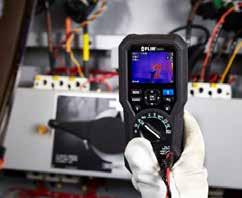 Mitä haluat mitata? Sähkömittalaitteet FLIR DM284 Yleismittari IGM Lämpökameralla FLIR DM284 on ammattikäyttöön soveltuva "all-in-one" yleismittari IGM (Infrared Guided Measurement) lämpökameralla.