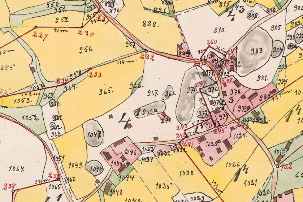 Siippoon Mäkikylä 1916 rakennuksineen.