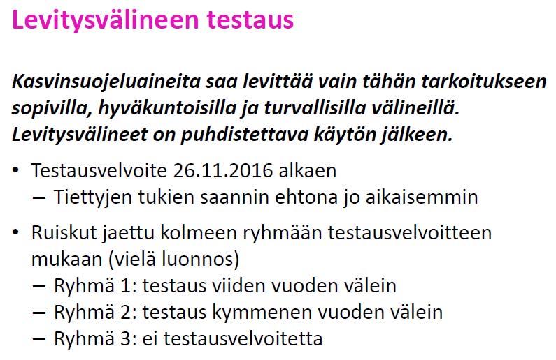 15 2) Integroidun torjunnan (IPM) menettelyt ja menetelmät Lukusuositus: