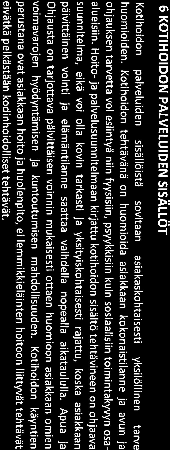asumispalvelun kriteerit täyttyvät, selvitetään asiakkaalle vaihtoehtoiset asumispalvelut.