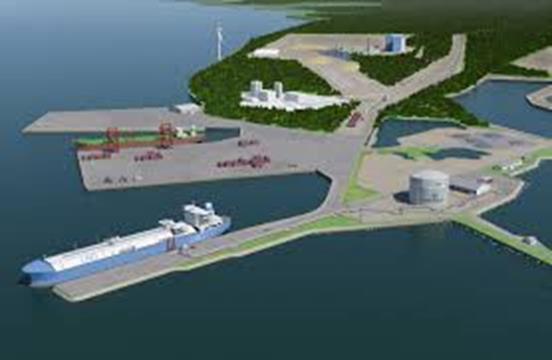 Tulevat LNG-terminaalit Tornio Varasto 50 000 m³