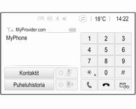 Johdanto 13 Katso yksityiskohtainen kuvaus Bluetooth-yhteyden valmistelusta ja luomisesta infotainment-järjestelmän ja matkapuhelimen välille 3 51.
