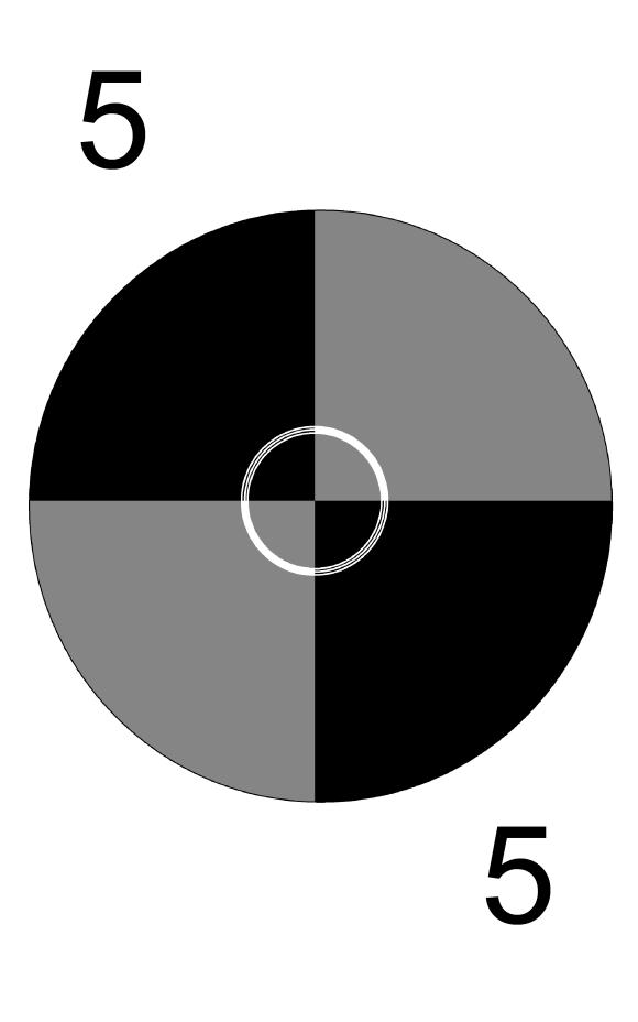 14 Kuva 6. Multikopterikuvausta varten kehitetty mustaharmaatähys. Signaalipisteet sijoitetaan niin, että ne kattavat koko kuvausalueen.