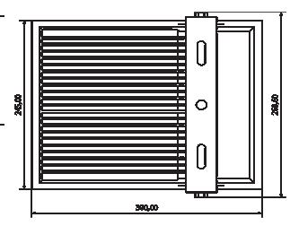 IP65, IK08 VÄRINTOISTOINDEKSI >80 266mm x 220mm x