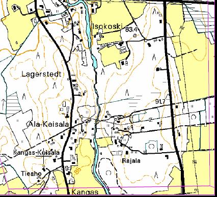 kangasmetsää muodostaa maisemallisesti arvokaan kohteen.