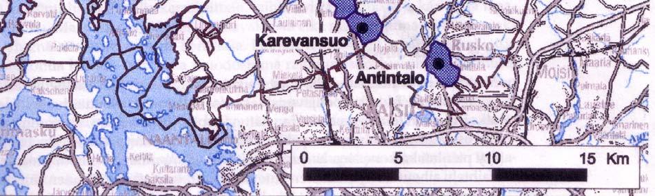 (Ståhle, 2000) Hankkeen läheisyydessä olevat tärkeät pohjavesialueet ja niillä sijaitsevat pohjavedenottamot on esitetty kuvassa 7.67.