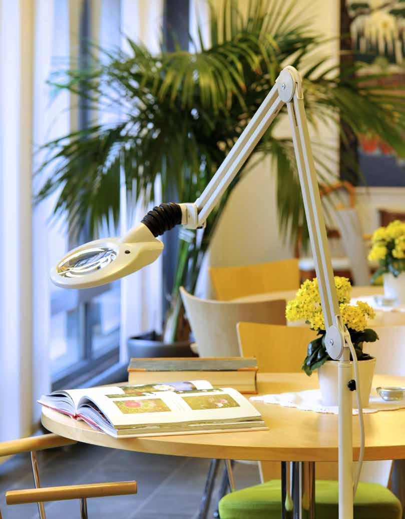 Mahdollisuus asemoida linssi siten, että valo suuntautuu tarkasti sinne missä sitä tarvitaan, on suurennuslasivalaisimiemme tunnusmerkki.