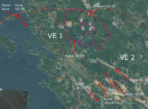 VAIKUTUKSET MAISEMAAN JA KULTTUURIYMPÄRISTÖÖN Kuva 10-10.