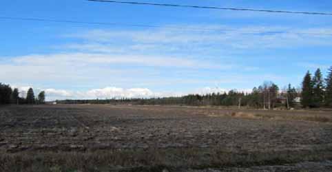 Havainnekuva tieltä 13017 Lappoonjoen kohdalta.