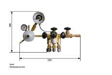 ..8005930 Automaattinen kaasukeskus MC80 High Pressure Sisältää korkeapaineyksikön. Sisääntulopaine 200 bar, käyttöpaine 10-16 bar.