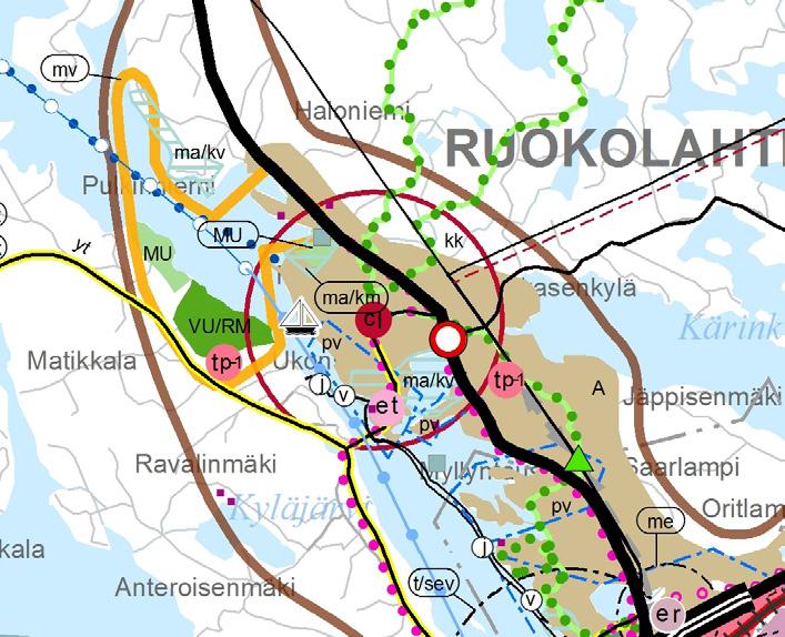 Km/res, Vähittäiskaupan suuryksikön reservialue, joka toteutetaan pidem mällä aika välillä