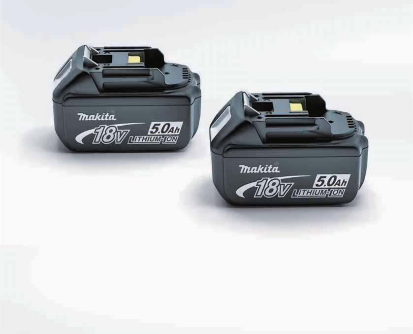 18V x2 Lithium- Suorituskykyä kahdella 18V Li-ion akulla!