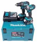 Malleja sarjassa Akkuporakone 18V Iskevä akkuruuvinväännin DDF453Z DTD152Z Laserlaitteet EAN: 0088381813570 Akkukonesarja DLX2127MJ 18V Akkukonesarja ammattilaiselle kahdella koneella Kahden koneen