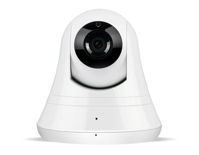 ES-CAM4A HD WiFi -kamera moottorilla WiFi -yhteys Seuraa huoneen jokaista nurkkaa etänä ohjattavalla kameralla - Rajaton määrä HD 720 p suoratoistokuvaa.