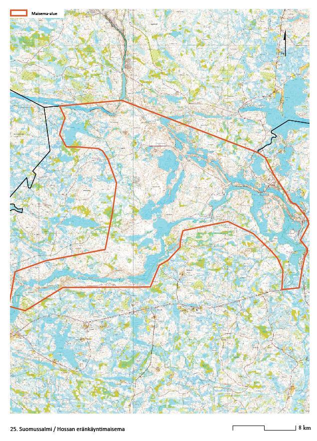 Hossan eränkäyntimaisema Metsähallituksen