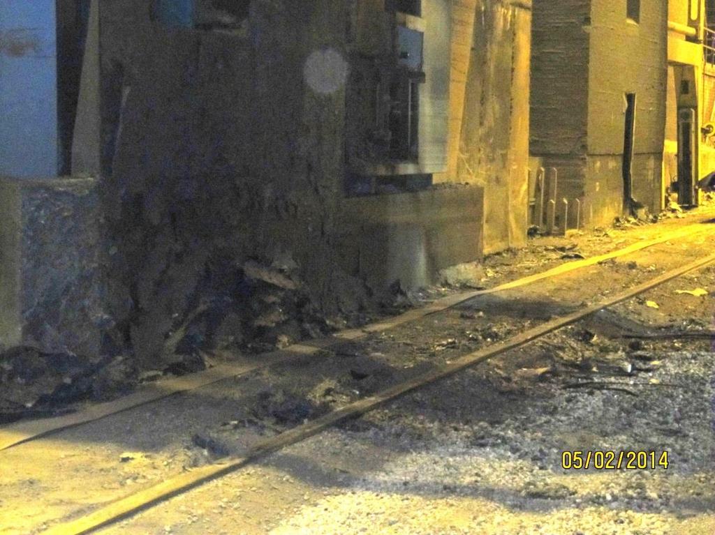 4.2.2 CAS-OB CAS-OB-asemalla teräksen lämpötilaa kohotetaan kaasuhuuhtelun avulla. Käsittelyn loppuvaiheessa saattaa tapahtua sulan roiskumista.
