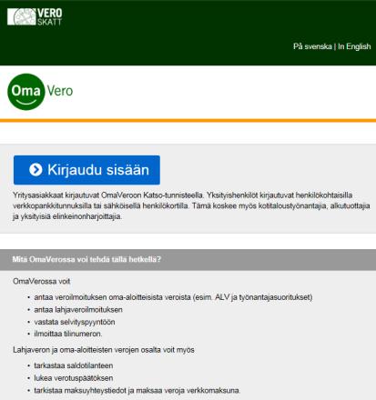 Viestinvälitys osana OmaVero-konseptia Alustava idea, jota tarkennetaan 2017 aikana: OmaVeroon tulleista tiedoista henkilöasiakkaille heräte käyttäen samoja yhteystietoja, joita Suomi.
